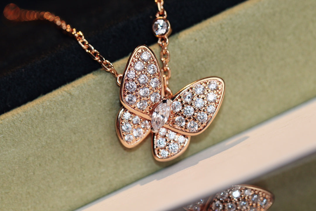 [Lumina]BUTTERFLY DIAMOND NECKLACE