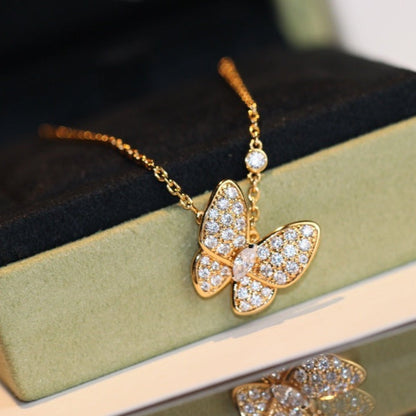[Lumina]BUTTERFLY DIAMOND NECKLACE
