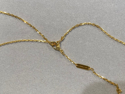 [Lumina]CLOVER 25MM NECKLACE GOLD CARNELIAN