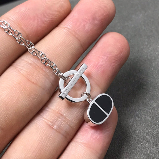 [Lumina]CHAINE VERSO BLACK CERAMIC  NECKLACE