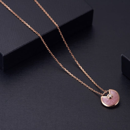 [Lumina]AMULETTE Lumina GOLD PINK MOP NECKLACE
