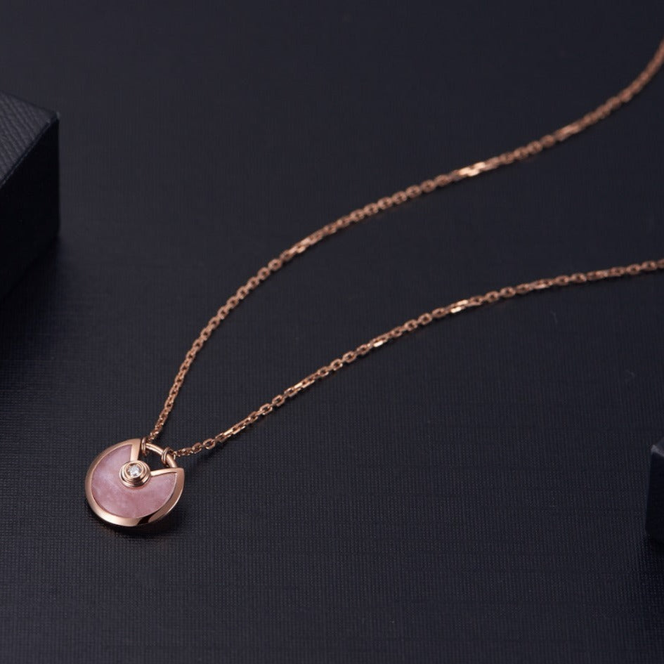 [Lumina]AMULETTE Lumina GOLD PINK MOP NECKLACE