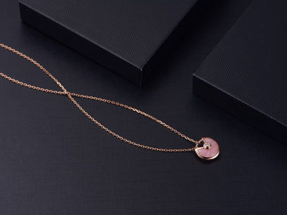 [Lumina]AMULETTE Lumina GOLD PINK MOP NECKLACE