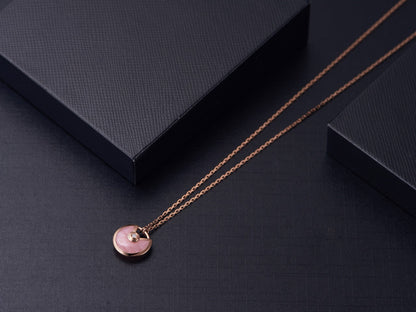 [Lumina]AMULETTE Lumina GOLD PINK MOP NECKLACE