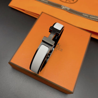 [Lumina]H BRACELET 12MM BLACK WHITE CERAMIC