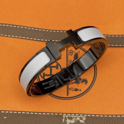 [Lumina]H BRACELET 12MM BLACK WHITE CERAMIC