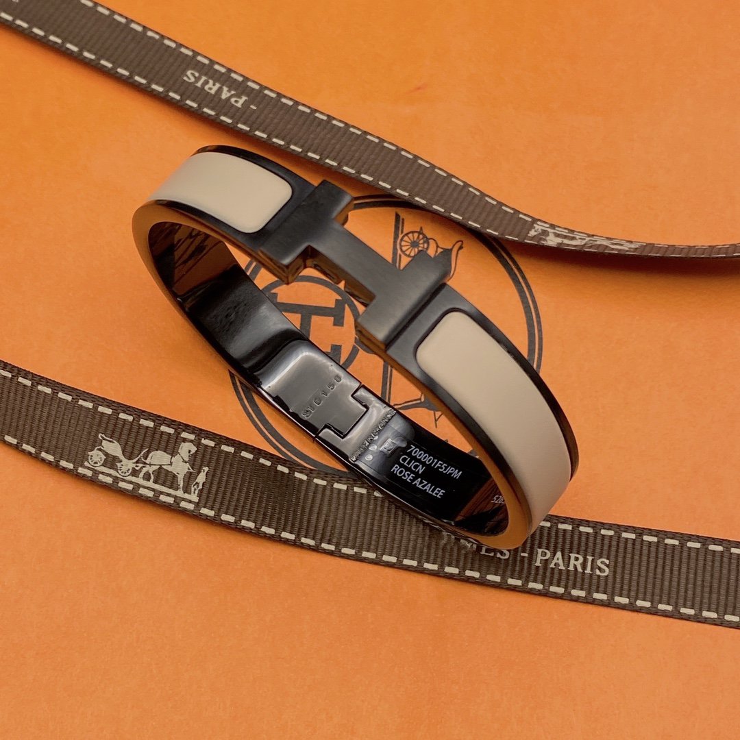 [Lumina]H BRACELET 12MM BLACK BEIGE CERAMIC