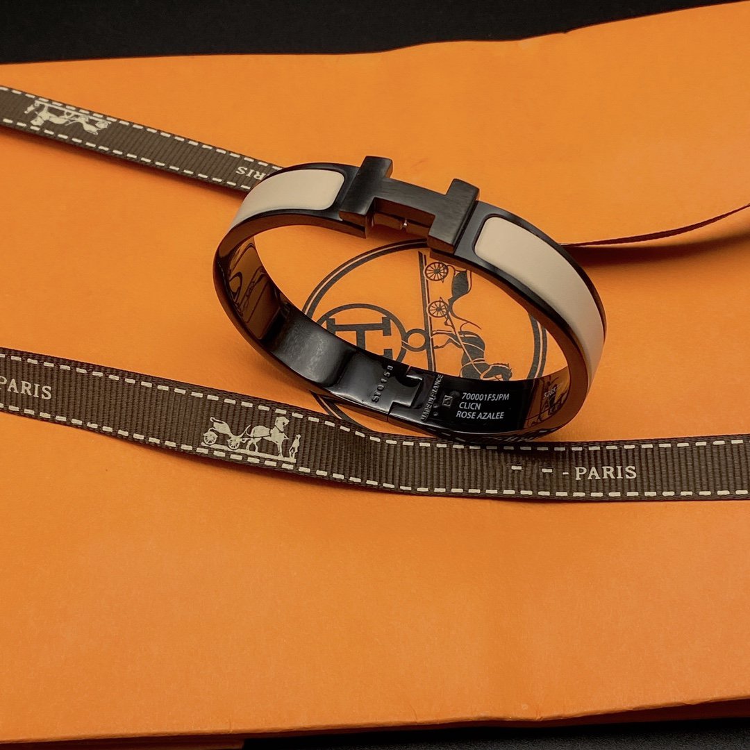 [Lumina]H BRACELET 12MM BLACK BEIGE CERAMIC