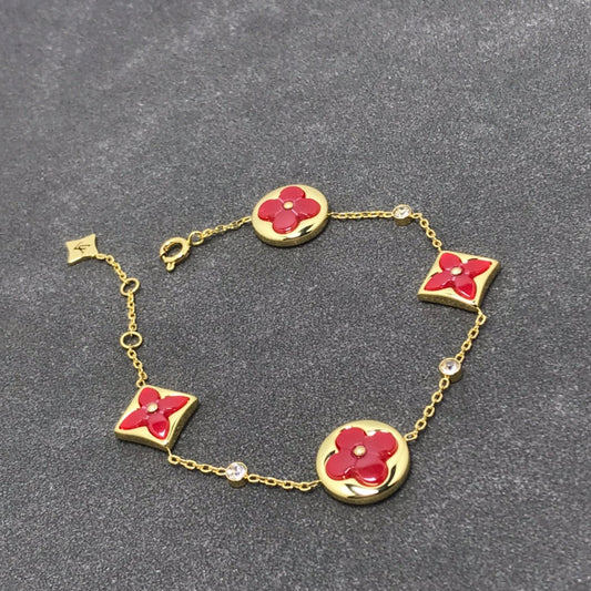 [Lumina]STAR AND SUN CARNELIAN 4 MOTIFS 3 DIAMONDS