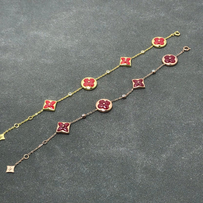 [Lumina]STAR AND SUN CARNELIAN 4 MOTIFS 3 DIAMONDS