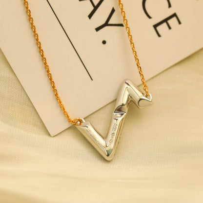 [Lumina]VOLT SILVER DIAMOND PEDANT NECKLACE