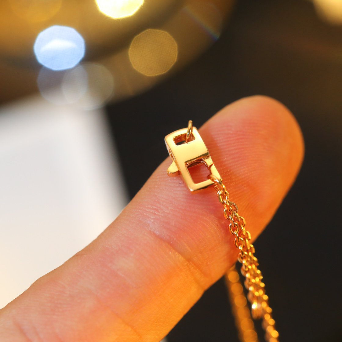 [Lumina]STAR AND SUN DIAMOND PINK GOLD NECKLACE