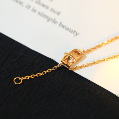 [Lumina]STAR AND SUN DIAMOND PINK GOLD NECKLACE
