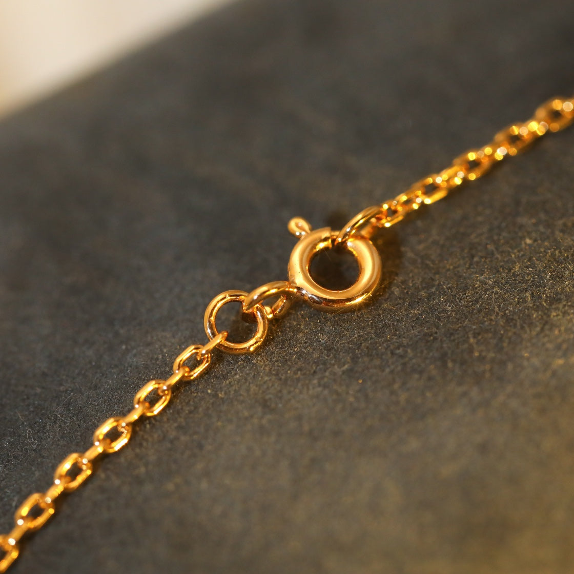 [Lumina]SUN PEDANT PINK GOLD 1 DIAMOND NECKLACE