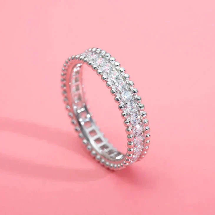 [Lumina]PERLEE DIAMOND SILVER RING