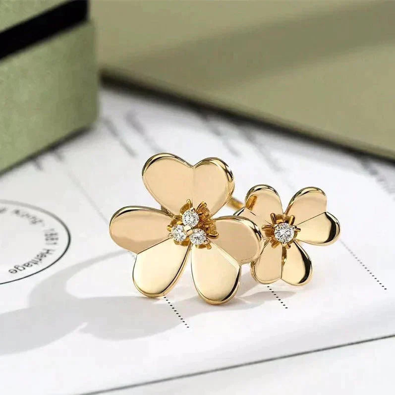 [Lumina]CLOVER COMOS GOLD DIAMOND RING
