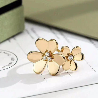 [Lumina]CLOVER COMOS GOLD DIAMOND RING