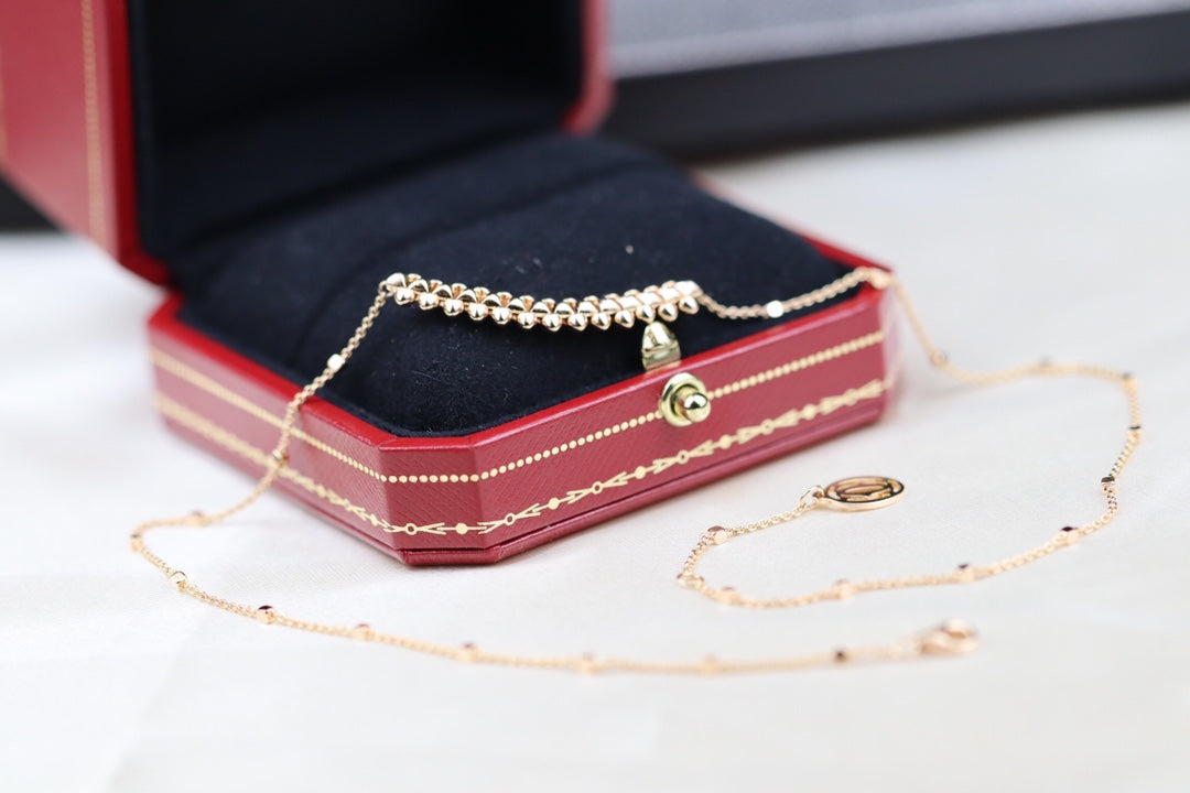 [Lumina]CLASH PINK GOLD NECKLACE