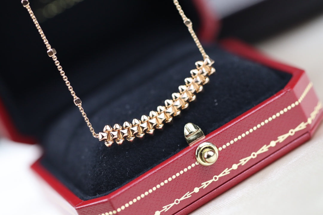 [Lumina]CLASH PINK GOLD NECKLACE