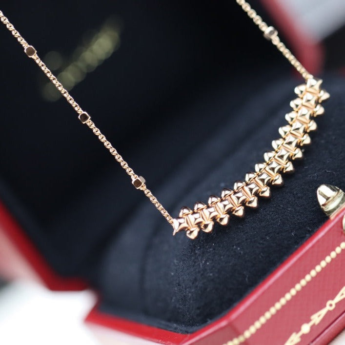 [Lumina]CLASH PINK GOLD NECKLACE