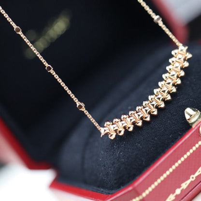 [Lumina]CLASH PINK GOLD NECKLACE