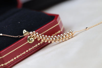 [Lumina]CLASH PINK GOLD NECKLACE