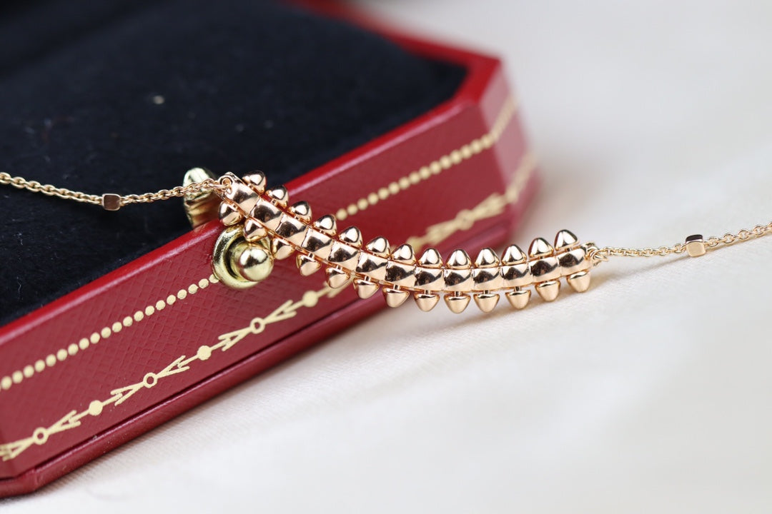 [Lumina]CLASH PINK GOLD NECKLACE