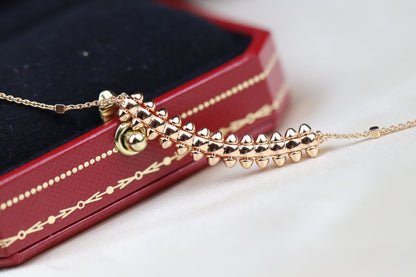 [Lumina]CLASH PINK GOLD NECKLACE
