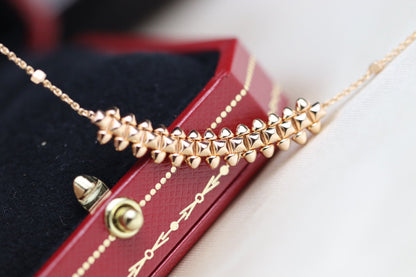 [Lumina]CLASH PINK GOLD NECKLACE