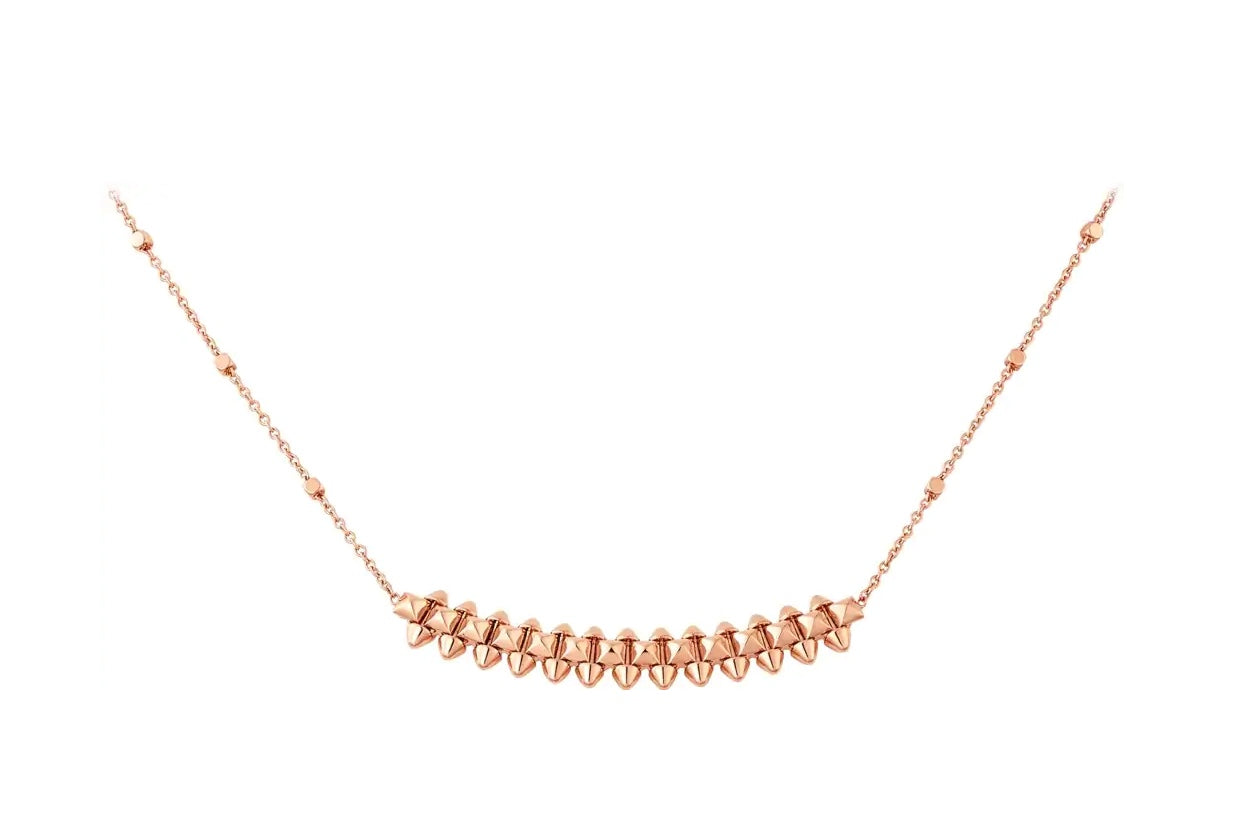 [Lumina]CLASH PINK GOLD NECKLACE