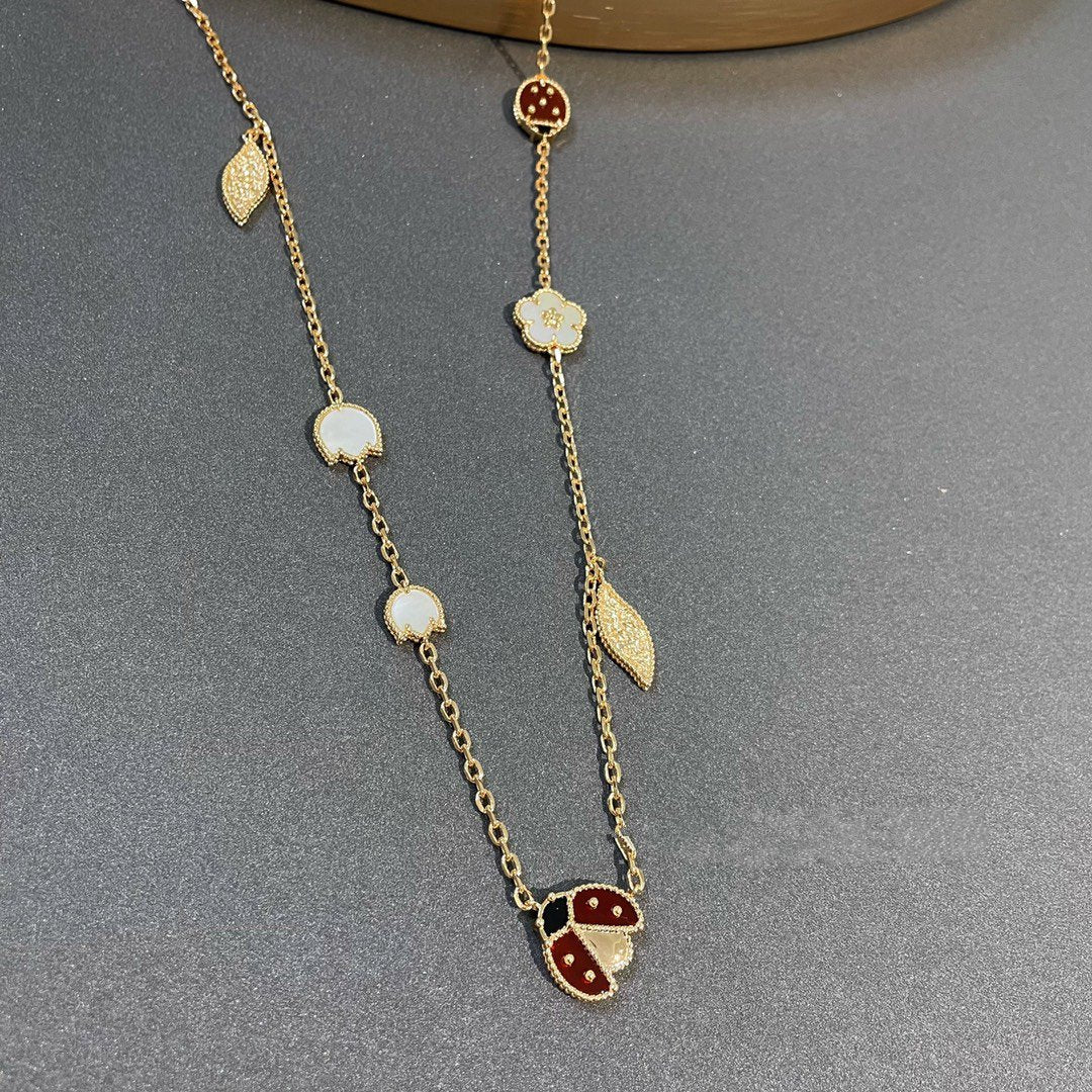 [Lumina]LUCKY SPRING 15 MOTIFS GOLD NECKLACE