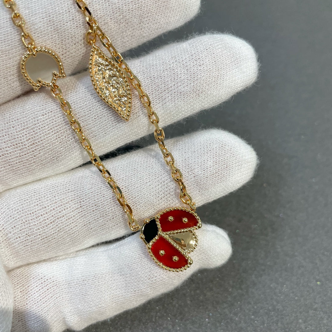 [Lumina]LUCKY SPRING 15 MOTIFS GOLD NECKLACE