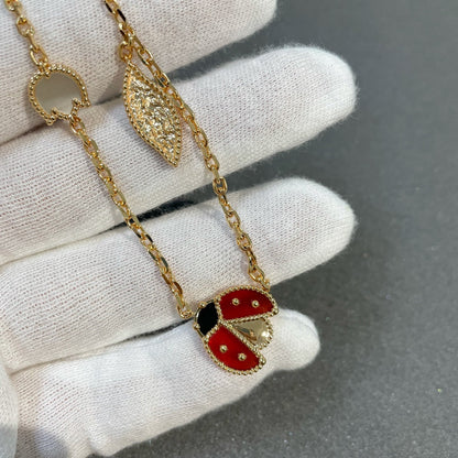 [Lumina]LUCKY SPRING 15 MOTIFS GOLD NECKLACE