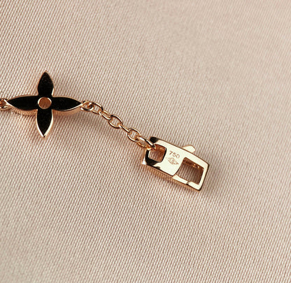 [Lumina]STAR AND SUN 7 MOTIFS GOLD BRACELET