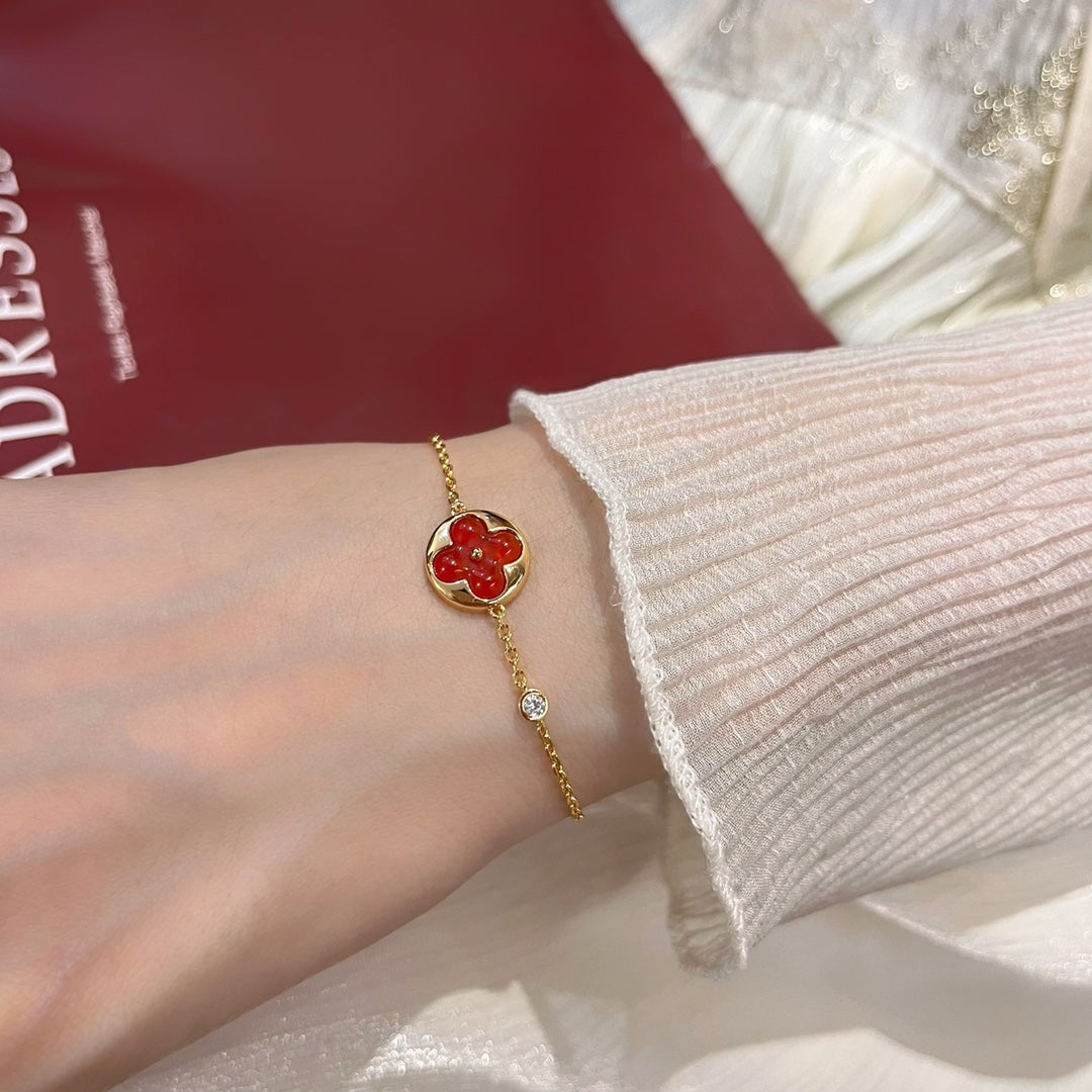 [Lumina]SUN PEDANT CARNELIAN BRACELET