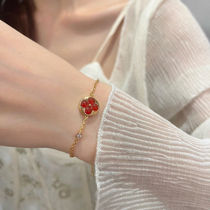 [Lumina]SUN PEDANT CARNELIAN BRACELET