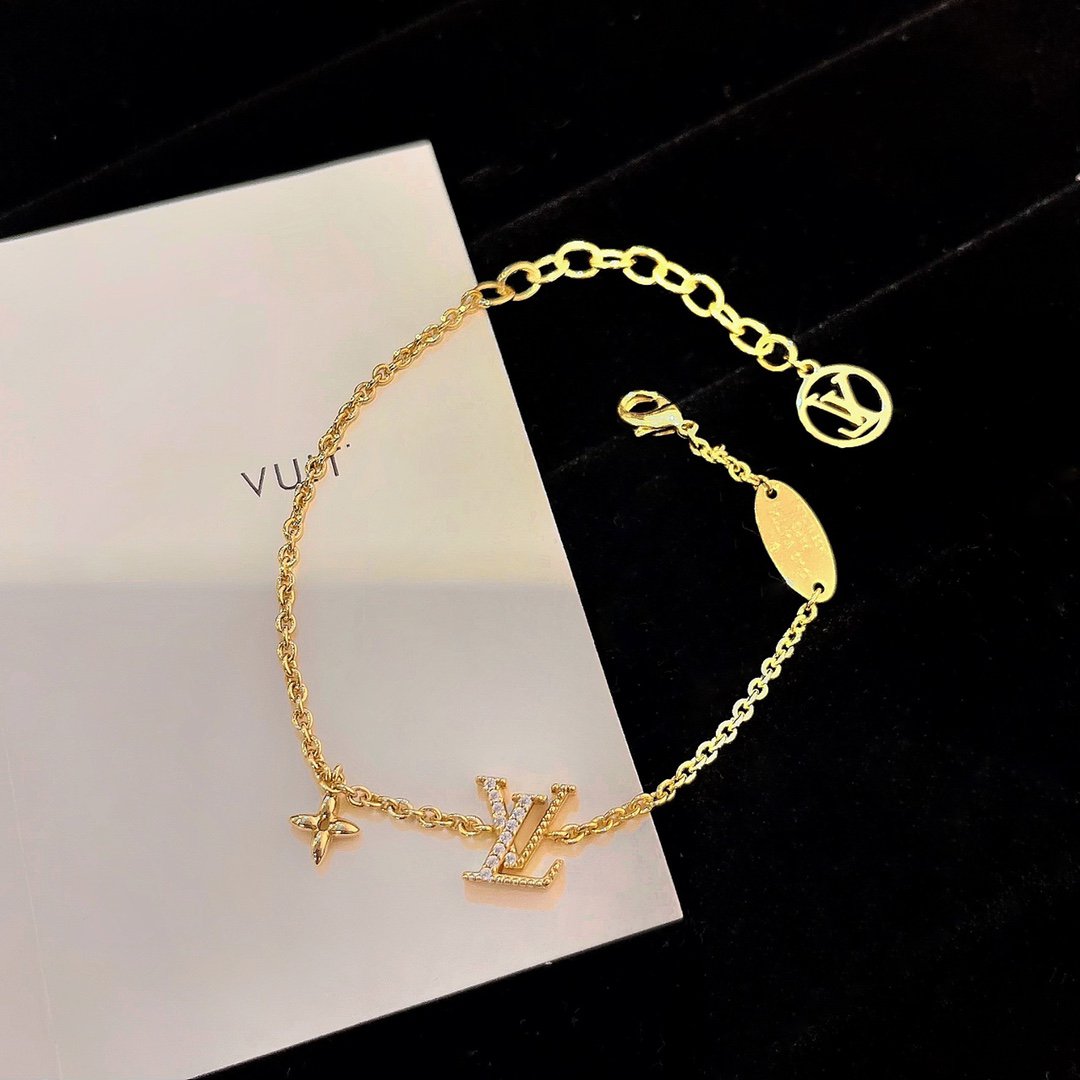 [Lumina]LOGO STAR MOTIF GOLD BRACELET