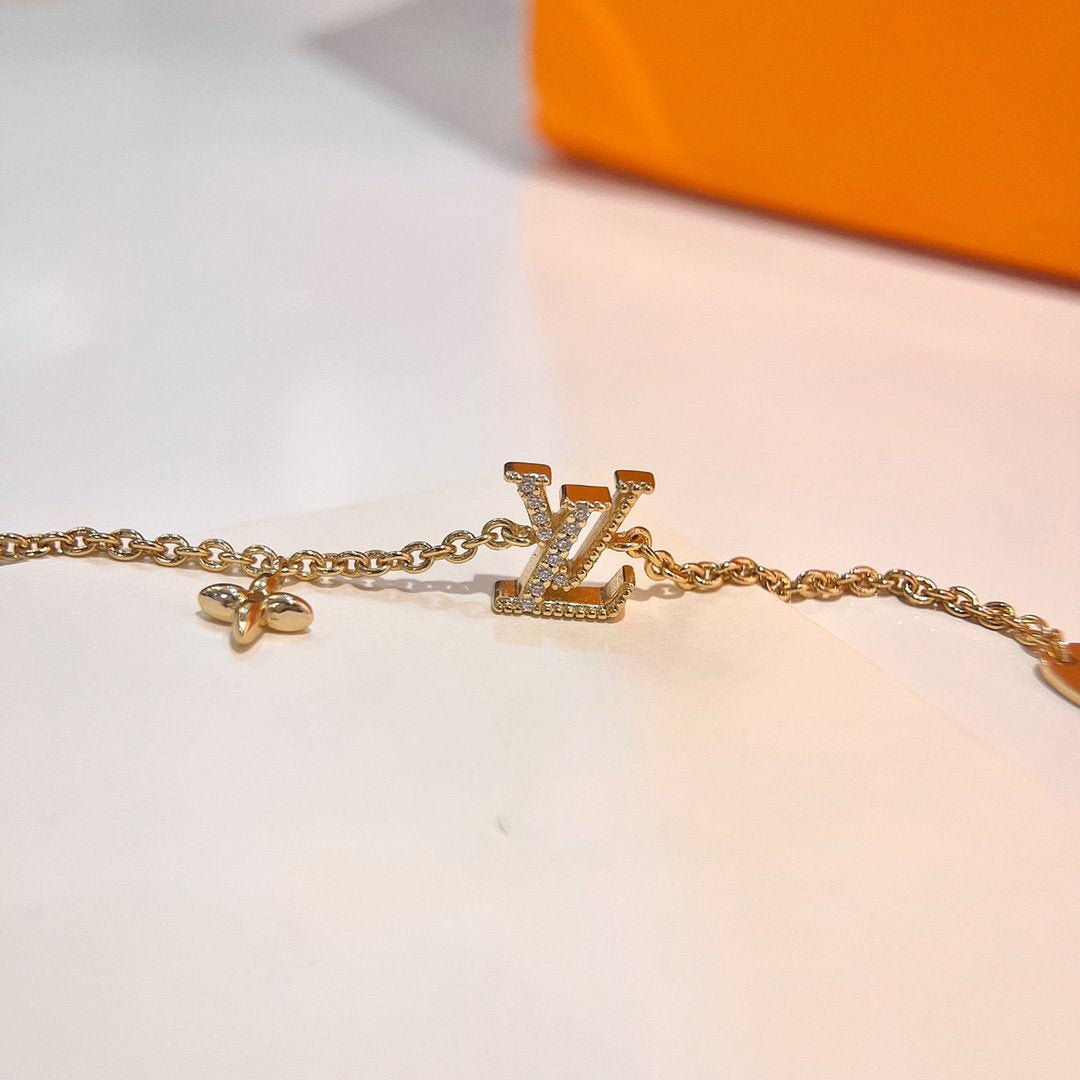 [Lumina]LOGO STAR MOTIF GOLD BRACELET