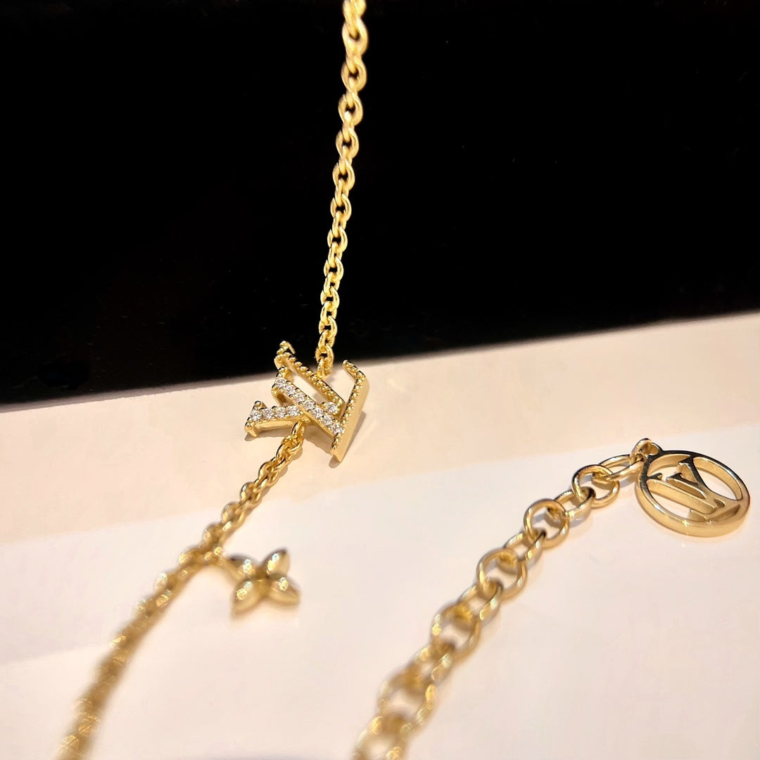 [Lumina]LOGO STAR MOTIF GOLD BRACELET