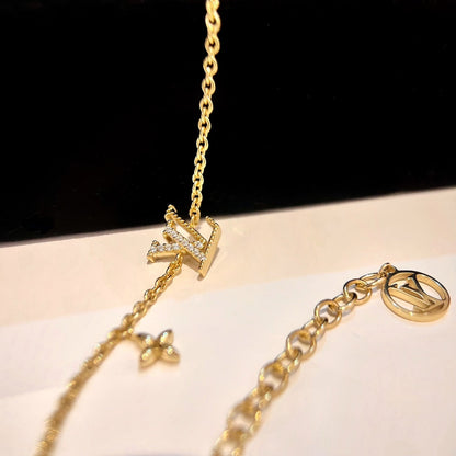 [Lumina]LOGO STAR MOTIF GOLD BRACELET