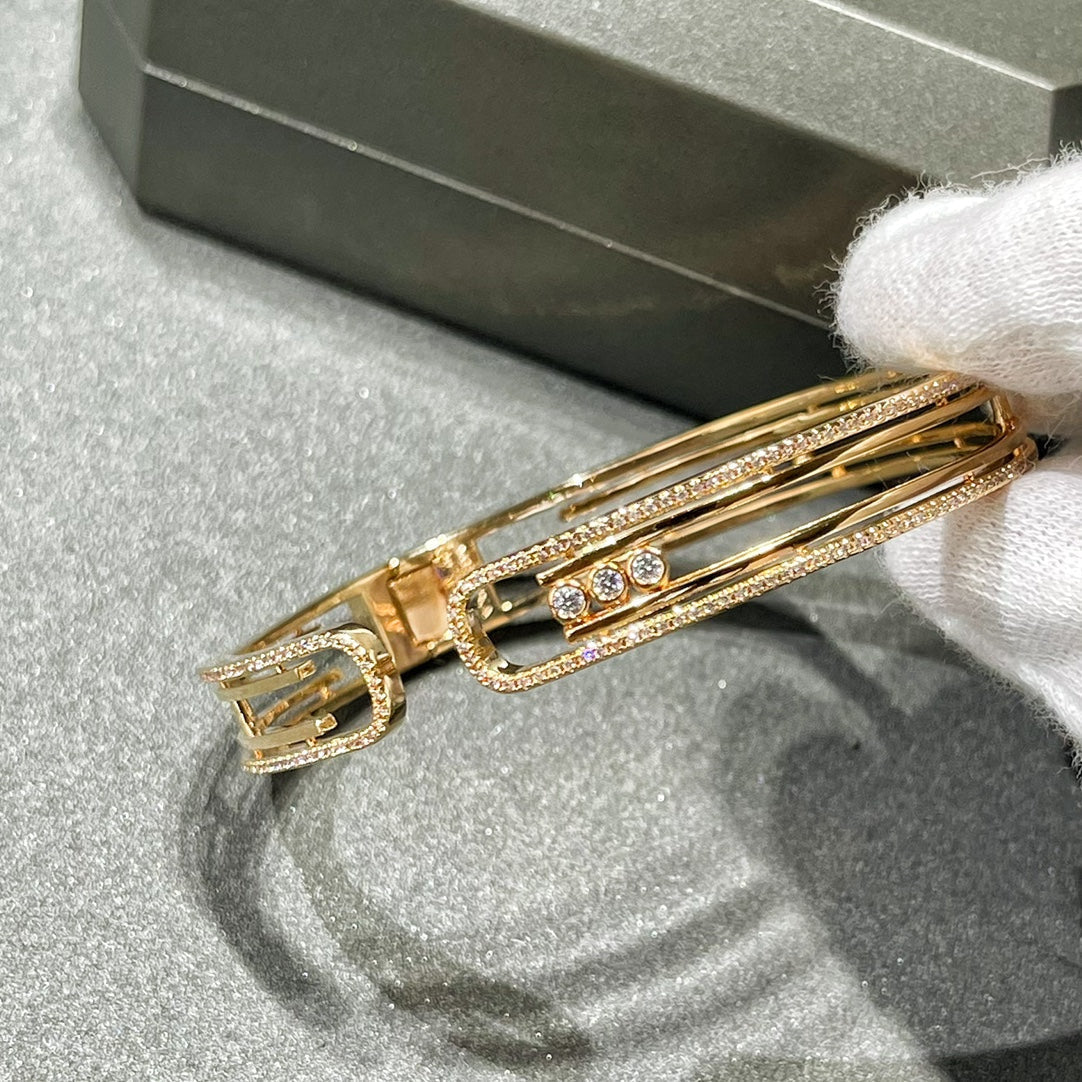 [Lumina]MOVE 10TH PAVED DIAMOND BRACELET