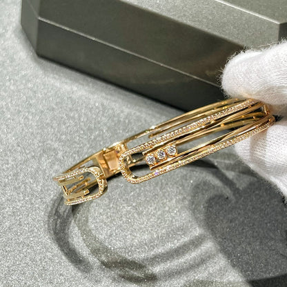 [Lumina]MOVE 10TH PAVED DIAMOND BRACELET