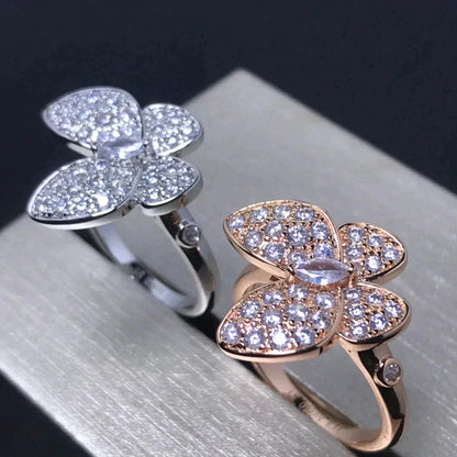 [Lumina]BUTTERFLY PINK GOLD DIAMOND RING
