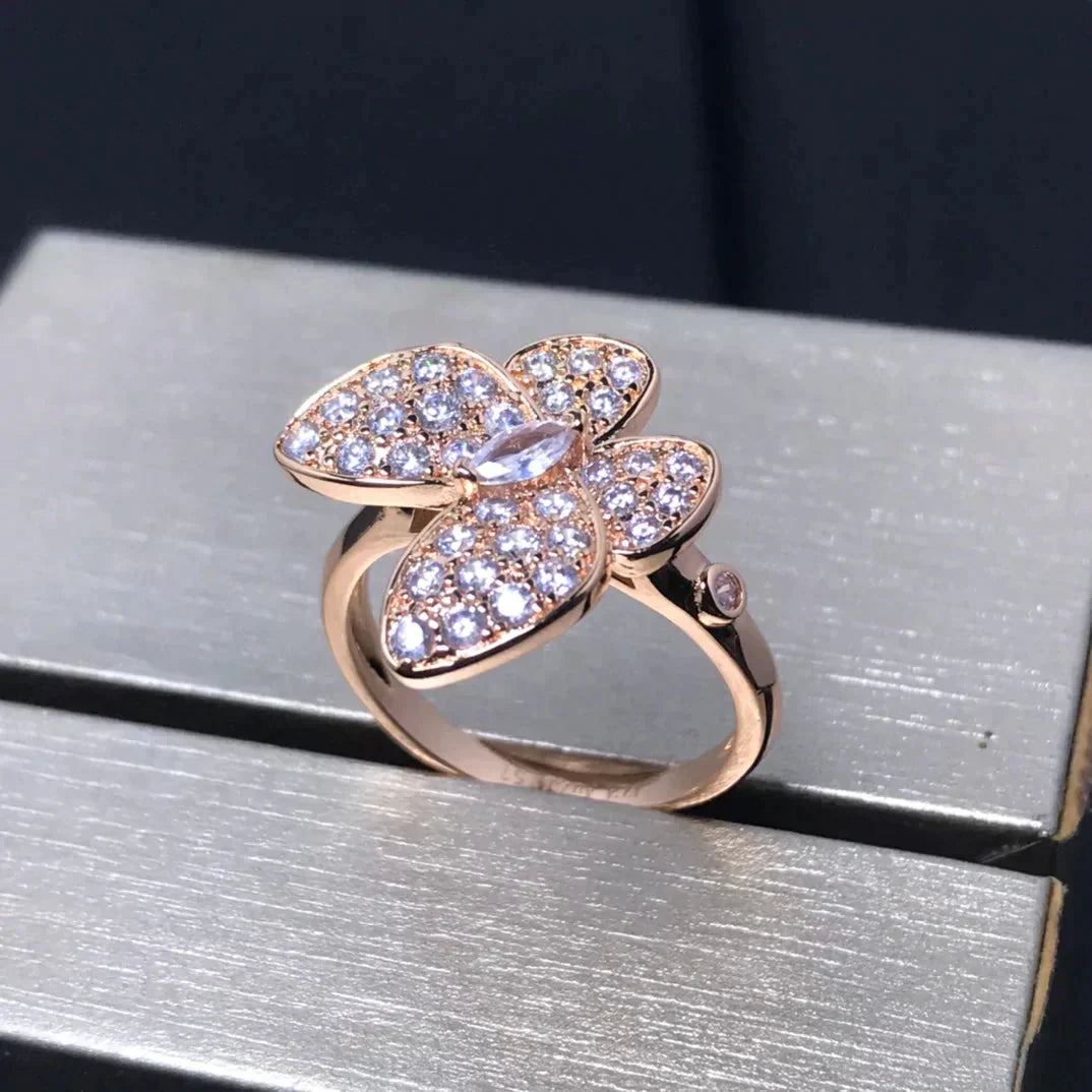 [Lumina]BUTTERFLY PINK GOLD DIAMOND RING
