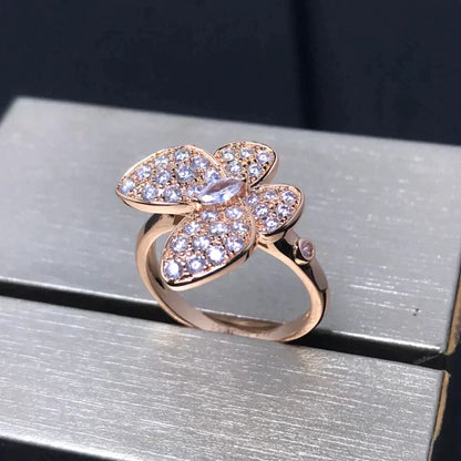 [Lumina]BUTTERFLY PINK GOLD DIAMOND RING