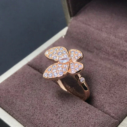 [Lumina]BUTTERFLY PINK GOLD DIAMOND RING
