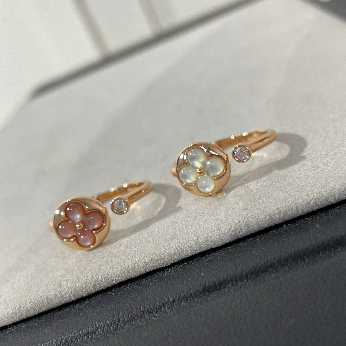 [Lumina]SUN 1 DIAMOND PINK MOP RING