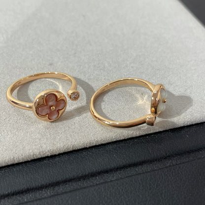 [Lumina]SUN 1 DIAMOND PINK MOP RING