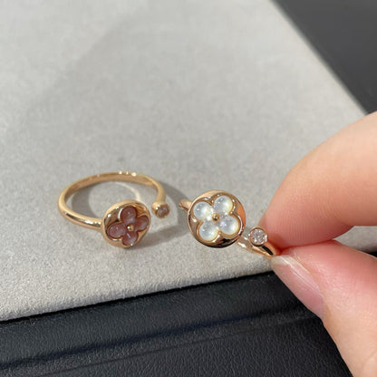 [Lumina]SUN 1 DIAMOND PINK MOP RING