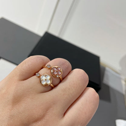 [Lumina]SUN 1 DIAMOND PINK MOP RING